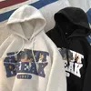 Erkek Hoodies Vintage Karikatür Baskı Grafik Hoodie Sweatshirtler Büyük Boy Y2K American Hip Hop Fashion Hoody Street Giyim