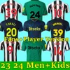 23 24 Maglia da calcio WOOD 2023 2024 BRUNO G. WILSON SHELVEY ALMIRO 2023 Away Black TRIPPIER Maglie da calcio MAXIMIN Kit da uomo Attrezzatura per bambini