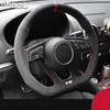 Coprivolante per auto cucito a mano in Alcantara nero per Audi A3 8V A4 B9 Avant A5 F5 A1 8X Sportback Q2 2016-2019194i