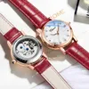 Andere Uhren Neue CHENXI Frauen Automatische Mechanische Uhr Top Marke Luxus Armbanduhr Wasserdichte Weibliche Leder Business Uhr Reloj de mujer J230728
