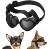 Hondenkleding Hartvormige huisdierzonnebril voor kleine waterdichte UV-bescherming Kattenzonnebril Verstelbare riembril