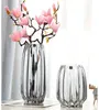 Jarrones creativos botella grande de vidrio transparente decoración del hogar terrario hidropónico lirio rosa florero sala de estar decoración de flores 230731