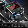 مجموعة Cloetooth Car Kit MP3 Mp3 Bluetooth-Compatible 5 0 Hands Phone Player Music Card Audio Audio FM Transmitter Dual USB Fast Charg257b