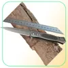 Couteau pliant à rabat assisté de haute qualité FA53 440C lame de revêtement en titane gris poignée en acier inoxydable couteaux de poche EDC avec Re7832761