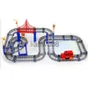 Diecast Model Cars Race Tracks for Boys crea un vehículo de construcción de pista flexible adecuado para regalo de cumpleaños para niños de 3 a 9 años x0731