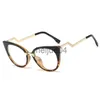 Montatura per occhiali mimiyou Fashion HighQuality Cat Eye Glasses Frame Donna Optical Eyewear Lady Eyeglasses Frame Clear UV400 Designer di marca oculos x0731