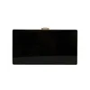 Kvällspåsar Kontrast Färg Akryl Box Hard Surface Women Elegant Shoulder Rectangle Clutches Wedding Fashion Party Purse Wallet 230731