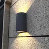 Lampy ścienne Wodoodporna lampa na zewnątrz nowoczesne minimalistyczne schody willa dziedziniec balkon drzwi podwójna głowa w górę i w dół mycie