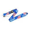 Keychains Lanyards Donald Trump Biden U.S.A Removable Flag Of The United States Key Chains Badge Pendant Party Gift Moble Phone Lany Otwg0