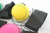 Kasta bouncy gummibollar barn rolig elastisk reaktion träning handledsband boll för utomhusspel leksak novellyzz
