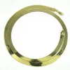 20-24 6mm 10-14 grammi 14k placcato oro giallo catena a spina di pesce collana da uomo da donna270L