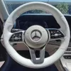 Leather Steering Wheel Hand Sewing Wrap Cover Fit For Mercedes Benz A Class 19-20 GLC GLB 2020 CLS 18-20310H