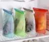 Reusable Free Freezer Bag Storage Bags BPA For Sandwich Snack Gallon Leakproof Silicone Food Bages 500ml 1000ml 1500ml