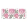 Sciarpe Sciarpa da donna Inverno Rosa Floreale Sottile Mantello caldo Avvolge Bandana femminile Pashmina Nappa lunga