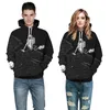 Erkek Hoodies Sweatshirts Komik Moda Menwomen 3D Baskı Astronot Elektrikli Temizleyici İnce Kapşonlu Kapşonlu Üstler 230731