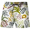 Shorts pour hommes marque abstraite Graffiti Art décontracté séchage rapide hommes maillots de bain imprimé 3D bain plage pantalons courts maillots de bain