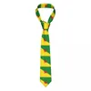 Bow bağları Fransız guiana bayrağı erkekler kravatlar ipek polyester 8 cm genişliğinde franzosisch guayana boyun kravat aksesuarları gravatas düğün ofis