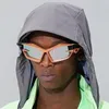 Sunglasses Street Hip-hop Avant-garde Contoured Y2K Millennium Futuristic Internet Red Glasses Trend Colorful