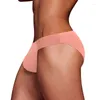 Sous-vêtements Cueca Gay Sous-vêtements pour hommes Slip en coton pour hommes Slip taille basse pour hommes Bikini respirant U Convex Drop