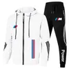 Mens Tracksuits European and American Hoodie bodysuit mens autumn winter fashion leisure sports fitness suit men 230731