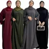 Vestuário étnico Muçulmano Feminino Tradicional Modesto Abaya Islâmico Vestido de Oração Eid Ramadan Jilbab Árabe Robe Kaftan Dubai Turquia Caftan