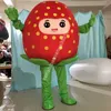 Stage Performance Two Style Strawberry Mascot Costume Top Cartoon Anime Theme Character Carnival Unisex vuxna storlek Jul födelsedagsfest utomhus outfit kostym