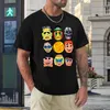 Erkek tank üstleri Vintage Ben Cooper Cadılar Bayramı Maskeleri T-Shirt Kawaii Giysileri Tees Ağır Ağır Tişörtler Erkekler İçin