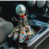 Car Universal Accessories Pattern Style Canvas Katana Shift Lever Knob Dust Cover Racing Samurai Sword Shift Knob Collars2753