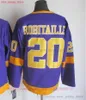 1980 Movie Vintage Hockey 20 Luc Robitaille Jerseys CCM Embroidery 30 Rogatien Vachon 32 Jonathan Quick 23 Dustin Brown 22 WILLIAMS Jersey Yellow White Black Men
