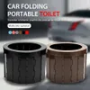 Pliant Portable Toilette Commode Porta Potty Voiture Camping pour Voyage Siège Baquet Randonnée Long trip223O