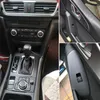 Para mazda 3 axela 2013-2018 painel de controle central interior maçaneta da porta 3d 5d fibra de carbono adesivos decalques estilo do carro accessorie324u