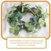 Dekorative Blumen Eukalyptus Kranz Haustür Dekorationen Blatt für Frühlingskränze Ringe Zuhause Kunststoffstange Fake