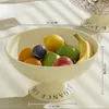 Plates Kitchen Fruit Bowls Decoration And Table Accessories Dining Tables Plastic Candy Holders Tray Tableware 2023