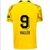 21 22 Borussia dortmund Camisetas de futebol BVB HAALAND REUS 2021 conjunto de camisa de futebol BELLINGHAM SANCHO REUS HUMMELS BRANDT homens kit infantil uniformes