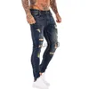 Herr jeans gingtto jeans mager fit mens byxor denim byxor smala kläder klassiska homme nyanlända dropshipping mode hiphop 135 j230728