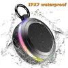 Portable Speakers Mini Bluetooth Bathroom Waterproof Audio Player Wireless Shower Speakers Light FM Radio for Mobile Phone R230731