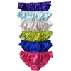 6pcs Women's Silk Bikini Underwear Briefs2572