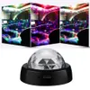 MINI DJ DISCO CRYSTAL BALL RGB Ljus USB Proteable LED Atmosphere Lights LED STAGE Lamp Auto Flash Lamp2585