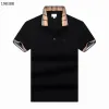 Mens Polos Summer Shirts Brand Clothing Cotton Short Sleeve Business Designers Tops T Shirt Casual Striped Breathable Clothes M-3XL 754458499