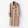 Hommes Trench Coats Automne Et Hiver Long Manteau Grande Taille Lâche Sur-le-genou Veste Coréenne À La Mode Beaux Hommes Britanniques