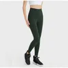 Calça Active Lu Logo Feminina Cintura Alta Ioga Macio Respirável Esportes Leggings de Ginástica Preta Push Up Fitness Meia-calça Senhoras Corrida Atlética