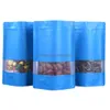 Bolsas de embalaje 100 Uds Colorf papel de aluminio bolsa de embalaje de té café grano galleta hornear autoadhesivo sellado de alimentos reciclable Drop Deliv Otg1D