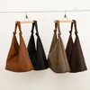 Borse da sera Solid Hobo Bag 2023 Trend Women Large Soft Leather Designer Borse semplici con borse a tracolla ad alta capacità