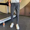 Men's Pants Summer ultra-thin casual pants men's nine point pants ultra-thin leggings pure color wild Trousers street clothing jogger solid color pants Z230731