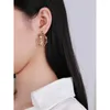 Boucles d'oreilles créoles en argent sterling 925 2023 conception simple sens soleil lune étoile personnalité féminine polyvalente