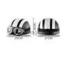 Casques de moto Casques adultes Moto rétro demi-croisière casque Moto Scooter casque pour Harley Vintage moto allemande Moto x0731