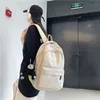 Day Pack's Backpack Solid Color Female Multipocket Casual Woman Travel Bag High Quality Schoolbag for Teenage Girl Book Knapsack 230731