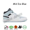 Mens basketskor Jumpman 1 High OG 1S Spider-Verse Skyline tvättade rosa sjöstjärnor förlorade Found Bred Patent University Blue Men Women Sport Sneaker Trainers Storlek 36-46