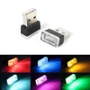 USBプラグLED LED LIGHTSカーアクセサリーミニUSB LEDバルブルームナイトライト用のカービエントランプインテリア装飾雰囲気の雰囲気2682