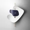 Vägglampor postmodern lyxig kreativ design led lampa el villa korridor hall foajé sconce inomhus dekorativa belysning fixturer